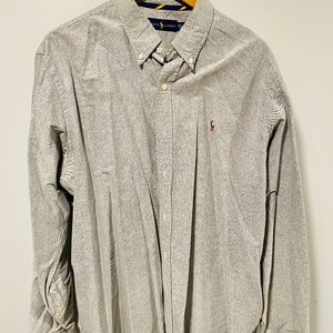 The Iconic Oxford Shirt by Polo in Gray